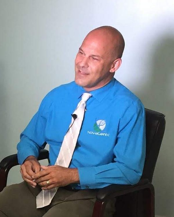 Tim Bruce, founder of Test Market Solutions, during a television interview